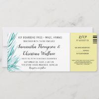 Flygplan Biljett Grönt Handflatan Destinationsbröl