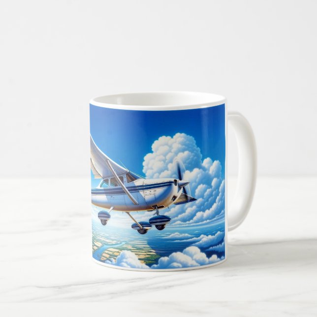 Flygplan, Cessna 152-kaffe Mugg (Framsida höger)
