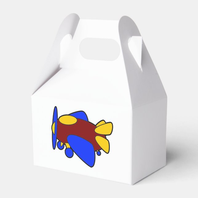 Flygplan Cute Colorroful Tecknad Kids Flygplan Presentaskar (Framsidan Sidan)