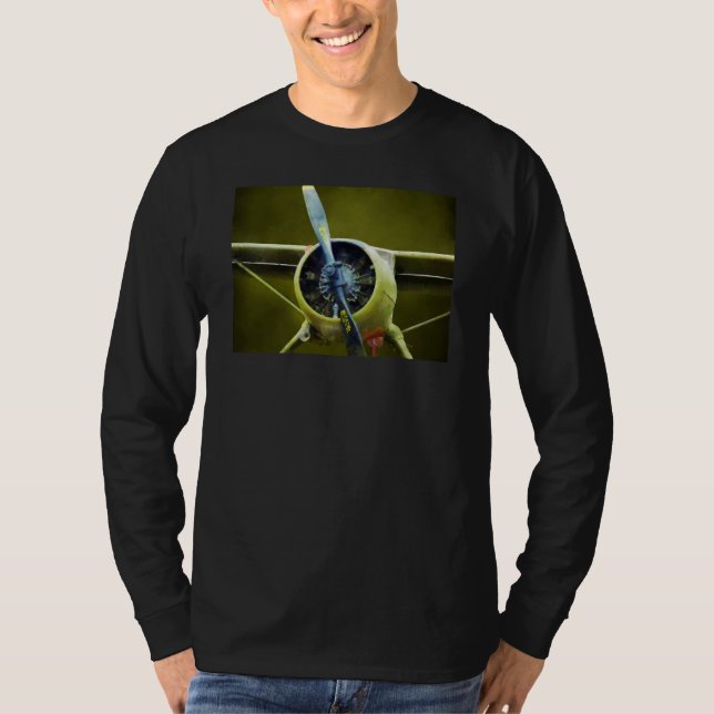 Flygplan - DeHavilland U-6A bäver T Shirt (Framsida)