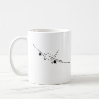 Flygplan design kaffemugg