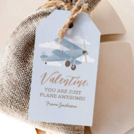 Flygplan Fantastisk-flygplan Kids Valentines day Presentetikett