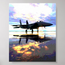 Flygplan Fighter Jet Poster