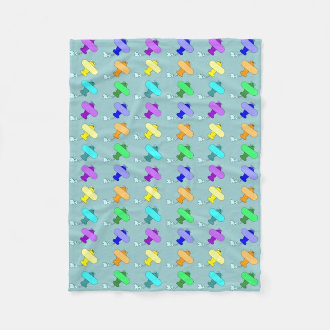 Flygplan Fleecefilt (Framsidan)