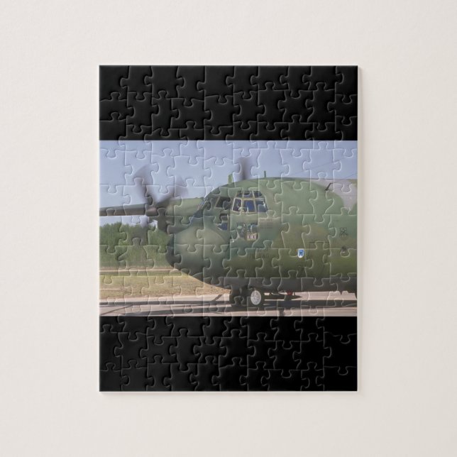 Flygplan för C-130 Hercules Transport_Military Pussel (Vertikal)