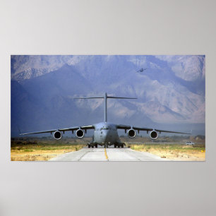 Flygplan för C-17 Globemaster III Poster