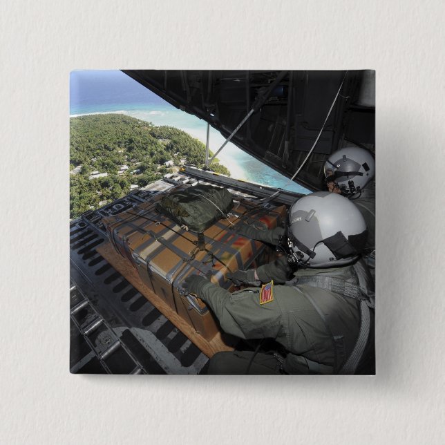 Flygplan för donerade varor 2 knapp (Framsida)