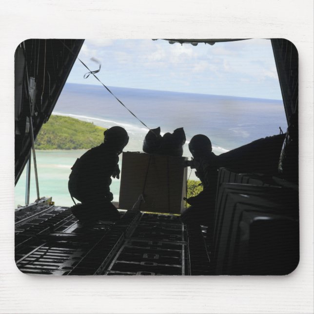 Flygplan för donerade varor musmatta (Framsidan)