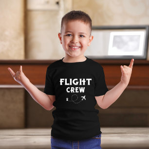 Flygplan för flygbesättningar som flyger med moder t shirt