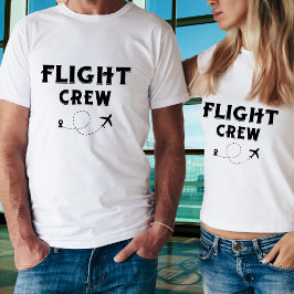 Flygplan för flygbesättningar som flyger med moder t shirt