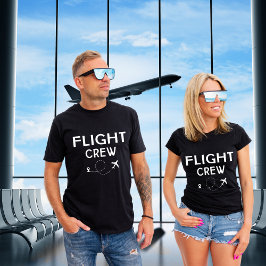 Flygplan för flygbesättningar som flyger med moder t shirt