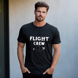 Flygplan för flygbesättningar som flyger med moder t shirt