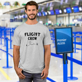 Flygplan för flygbesättningar som flyger med moder t shirt