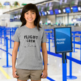 Flygplan för flygbesättningar som flyger med moder t shirt
