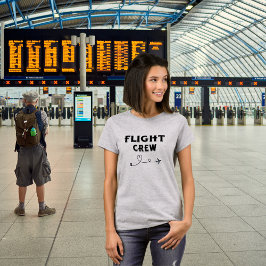 Flygplan för flygbesättningar som flyger med moder t shirt