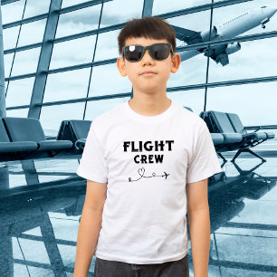 Flygplan för flygbesättningar som flyger med moder t shirt