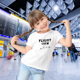 Flygplan för flygbesättningar som flyger med moder t shirt