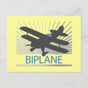 Flygplan för flygplan vykort