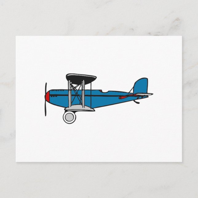 Flygplan för flygplan vykort (Framsida)