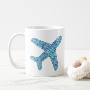 Flygplan för fonetisk alfabet "Pilot" Kaffemugg