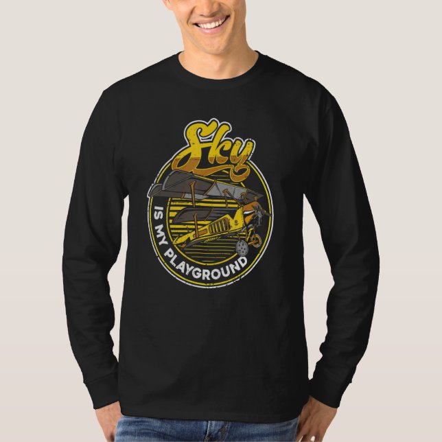 Flygplan för piloter t shirt (Framsida)