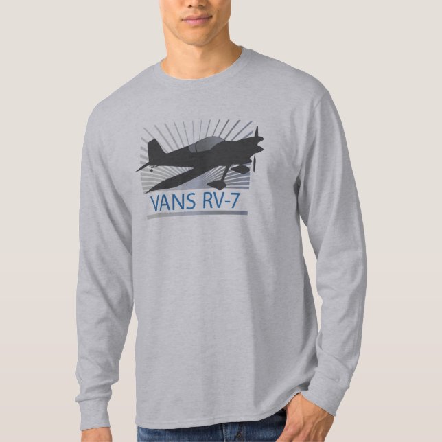 Flygplan för skåpbilar RV-7 Tee Shirt (Framsida)