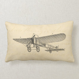 Flygplan för stötta för vintagepropellerflygplan lumbarkudde