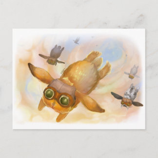 Flygplan från Bunny Vykort