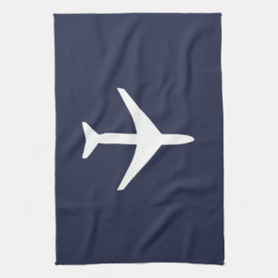 Flygplan från Funky White Flygplan Kökshandduk