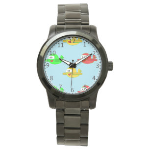 Flygplan från Kawaii lycklig Armbandsur