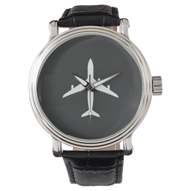 Flygplan fyra motorflygplan armbandsur (Framsida)