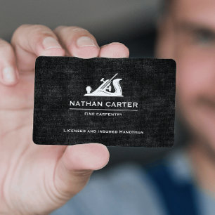 Flygplan Grunge Black, Jack Carpenter Visitkort