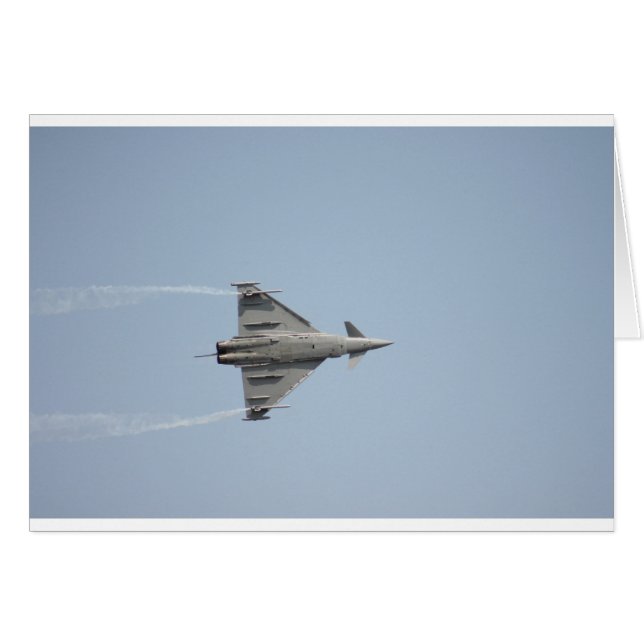 Flygplan Hälsningskort (Framsidan Horizontal)