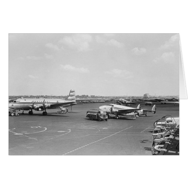 Flygplan Hälsningskort (Framsidan Horizontal)