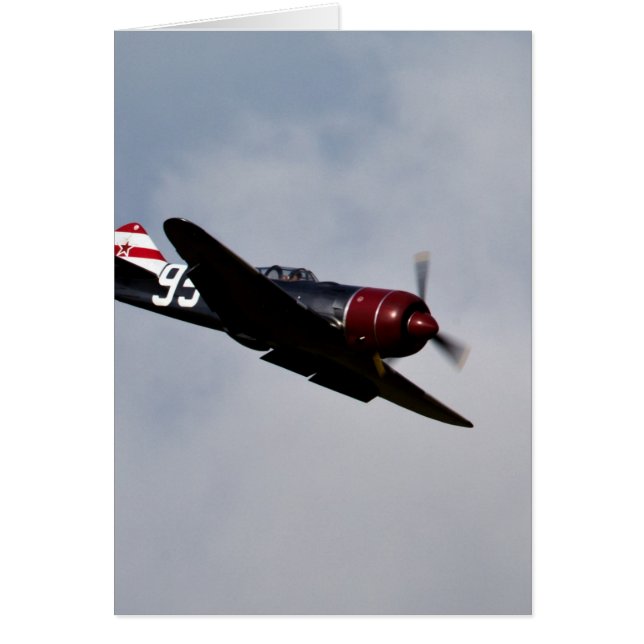 Flygplan Hälsningskort (Framsidan)
