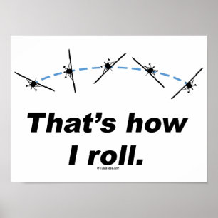 Flygplan Hur jag rullar Poster