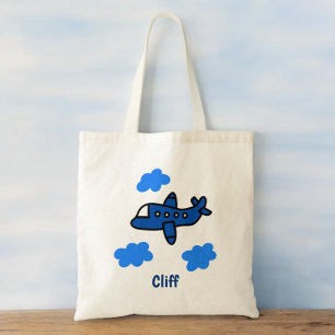 Flygplan i Clouds-Personligen Tygkasse