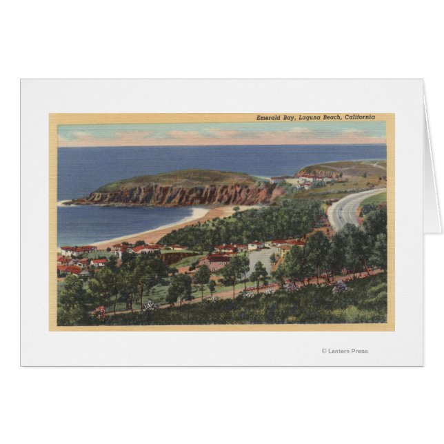 Flygplan i Emerald Bay Hälsningskort (Framsidan Horizontal)