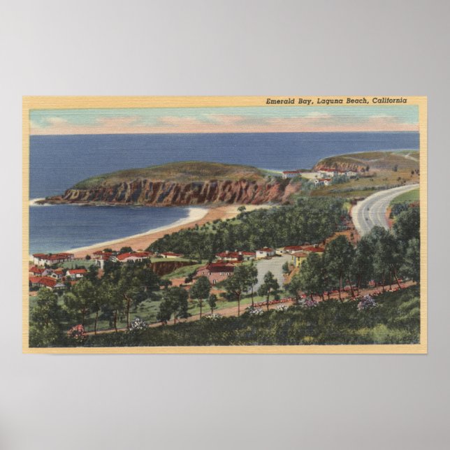 Flygplan i Emerald Bay Poster (Framsidan)