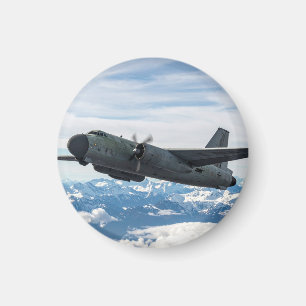 Flygplan i himlen magnet