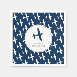 Flygplan ı Party Napkins Pappersservett