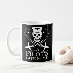 Flygplan i Skull Kor, Humor Pirat Kaffemugg