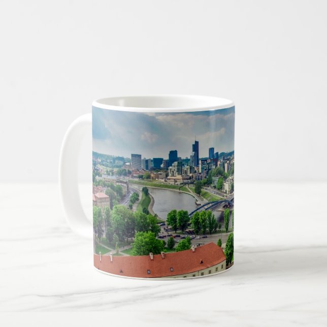 Flygplan i Vilnius, Litauen Kaffemugg (Framsida vänster)