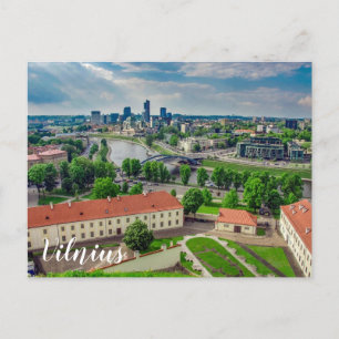 Flygplan i Vilnius, Litauen Vykort