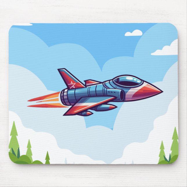 flygplan/jaktplan musmatta (Framsidan)