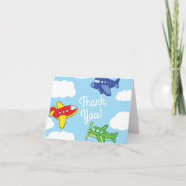 Flygplan Jet Cute Kids Tack Kort