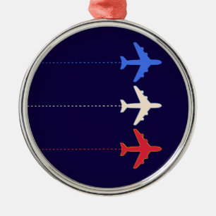 Flygplan Julgransprydnad Metall