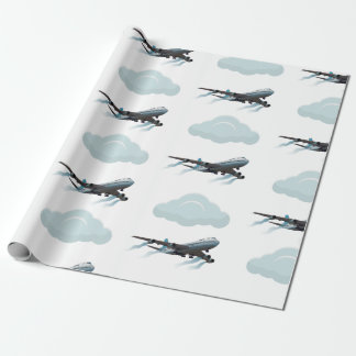 Flygplan. Jumbo jet. Presentpapper