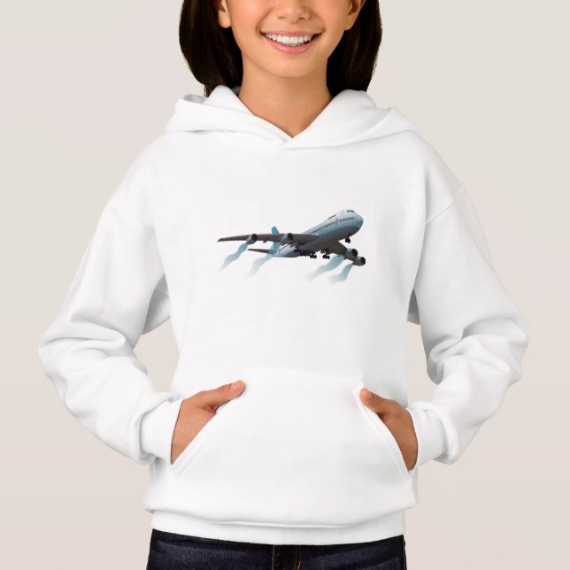 Flygplan. Jumbo jet. T Shirt (Framsida)