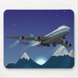 Flygplan. Jumbojet. Musmatta